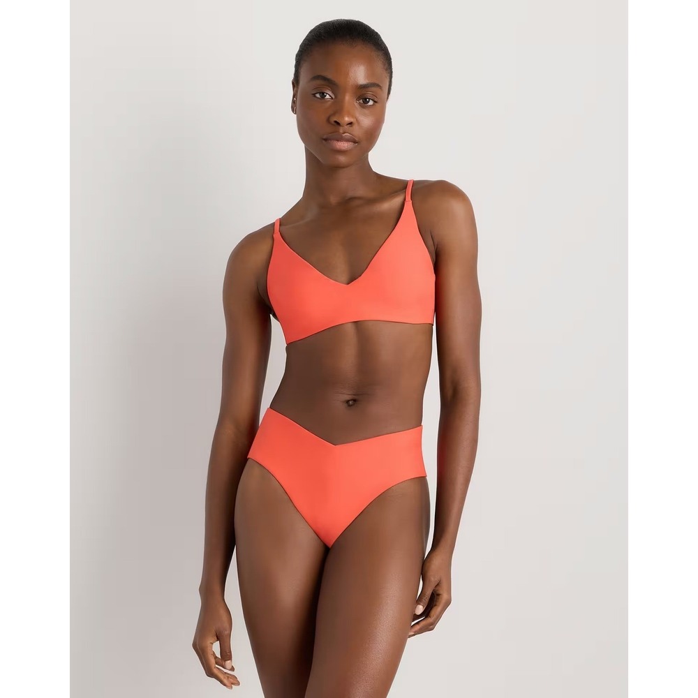 Quince Black V-Waist Bikini Bottom Small NWT Swimwear